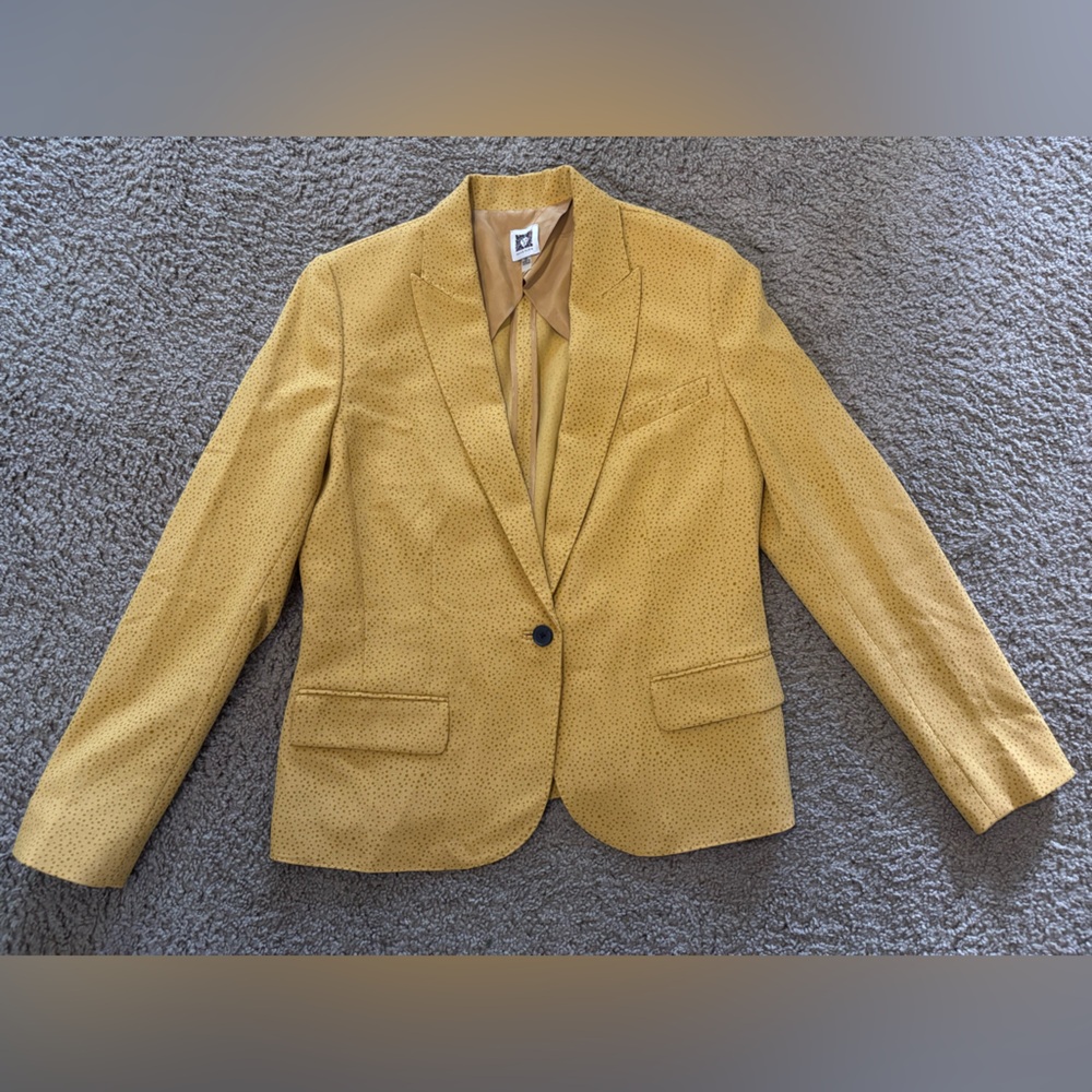 Women's Yellow Blazer